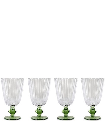 Southern Living Gracie Goblet Drinkware, Set of 4