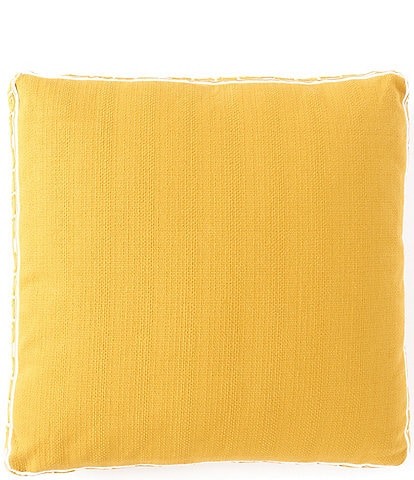 Southern Living Greek Key Gusseted Square Pillow