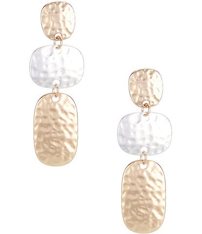 Southern Living Hammered Multi Drop Earrings