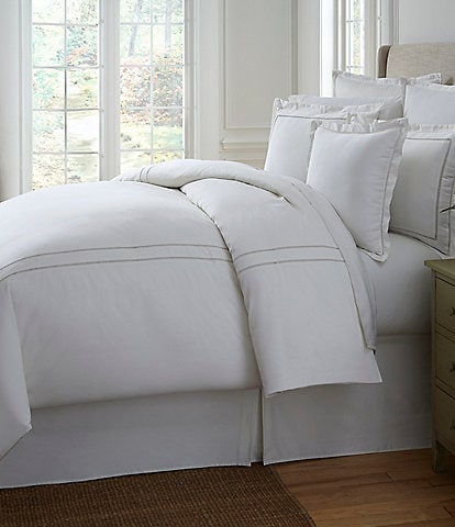 Southern Living Heirloom 500-Thread-Count Sateen & Twill Duvet Cover