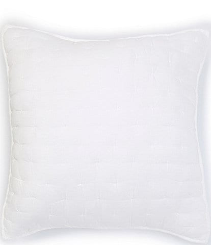 Southern Living Heirloom Quilted Linen Euro Sham