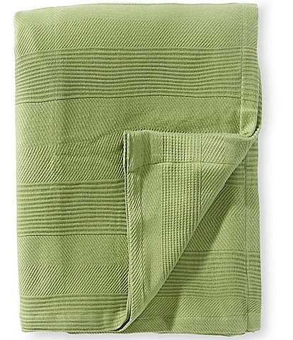 Southern Living Heirloom Textured Cotton Bed Blanket