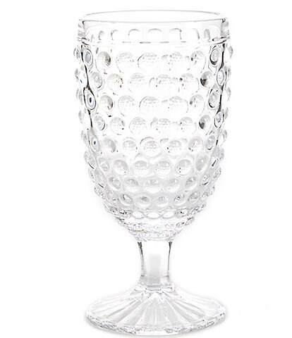 Southern Living Hobnail Glass Goblet