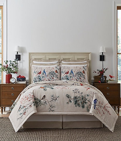 Southern Living Holiday Collection Holly Comforter Mini Set