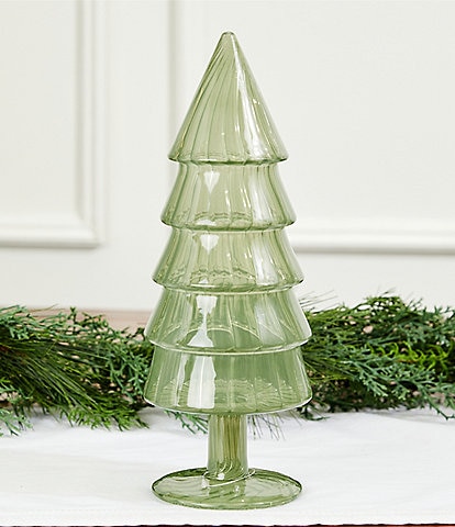 Southern Living Holiday Collection Medium Glass Tree Tabletop Decor