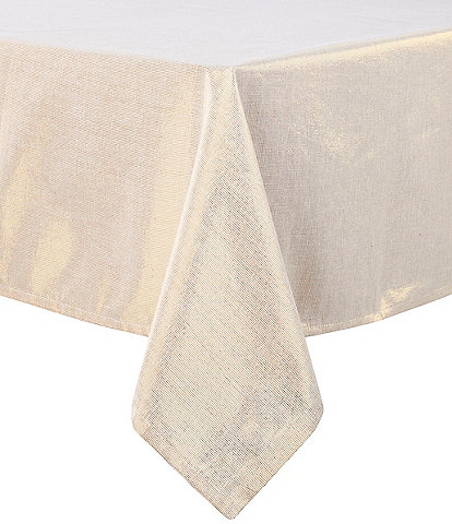 Southern Living Holiday Gold Metallic Tablecloth