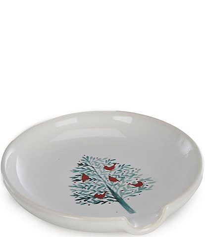 Southern Living Holiday Tree & Cardinal Spoon Rest