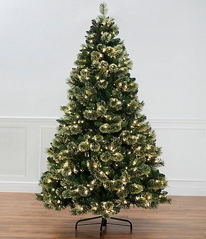 Southern Living Home Decor Collection LED Lighted 7.5-ft Cashmere Christmas Tree