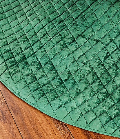 Southern Living Home Decor Collection Quilted Velvet Tree Skirt