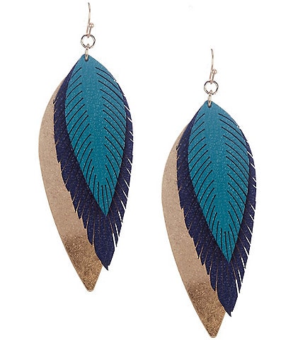 Southern Living Leaf Drop Earrings