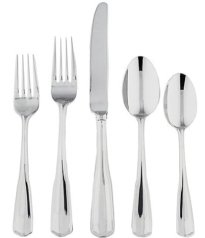 Southern Living Leigh 45-Piece Stainless Steel Flatware Set