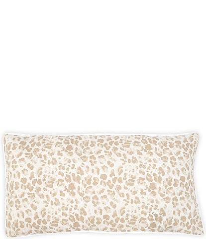 Southern Living Leopard Linen & Cotton Bolster Pillow
