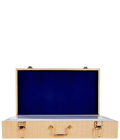 Southern Living Mahjong Natural Grasscloth Large Tile Box Set