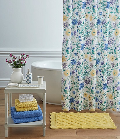 Southern Living Meadow Floral Shower Curtain