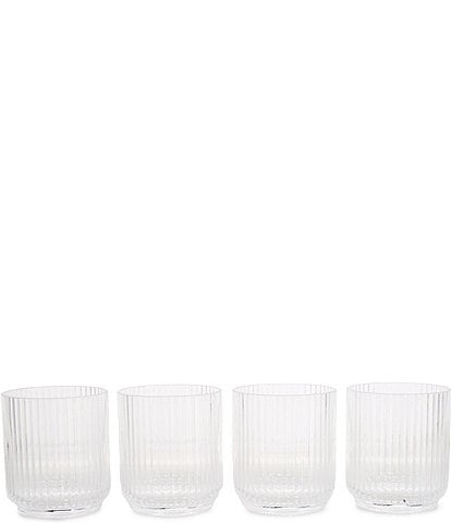 Southern Living Mesa Double Old-Fashion Glasses, Set of 4