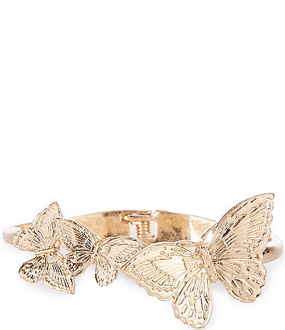 Southern Living Metal Butterfly Cuff Bracelet