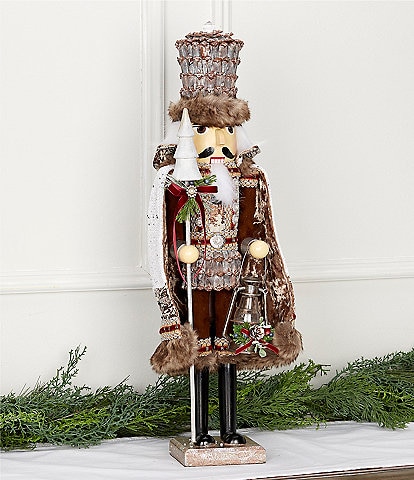 Southern Living Miracle & Wonder Collection Pinecone 2-ft. Nutcracker