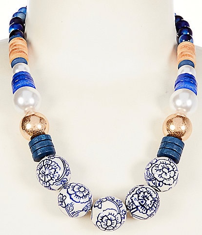 Southern Living Mixed Media Collar Chinoiserie