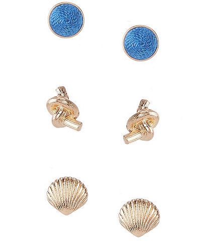 Southern Living Nautical Stud Earring Set