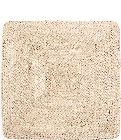 Southern Living Outdoor Living Collection Braided Jute Indoor/Outdoor Pouf