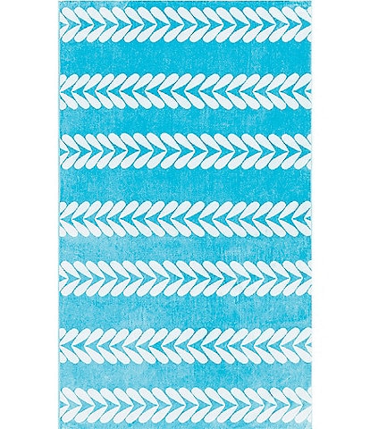 Southern Living Outdoor Living Collection Fishtail Stripe Beach Towel
