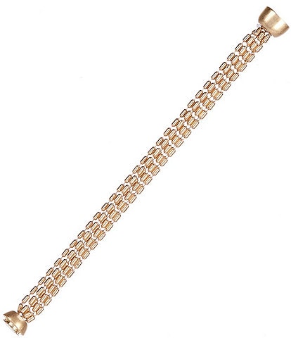Southern Living Oval Bead Chain Multi Strand Line Bracelet