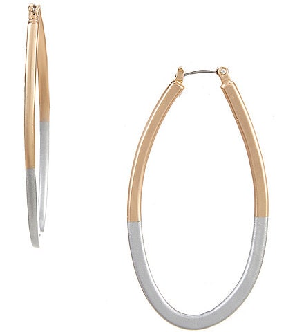 Southern Living Oval Hoop Earrings