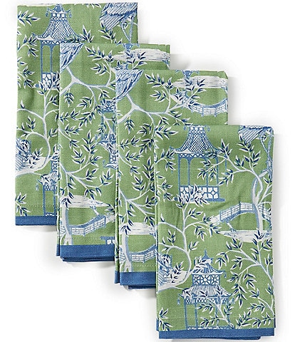 Southern Living Pagoda Napkins, Set of 4