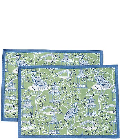 Southern Living Pagoda Placemats, Set of 2