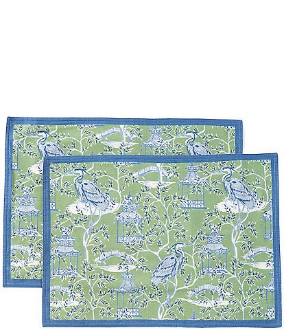 Southern Living Pagoda Placemats, Set of 2
