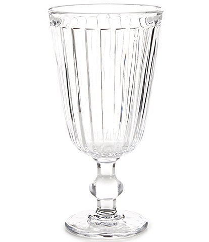 Southern Living Ribbed Clear Goblet