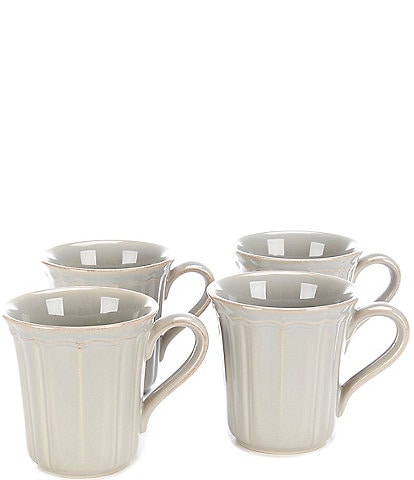 Southern Living Richmond Collection Glazed Coffee Mugs, Set of 4