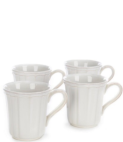 Southern Living Richmond Collection Glazed Coffee Mugs, Set of 4