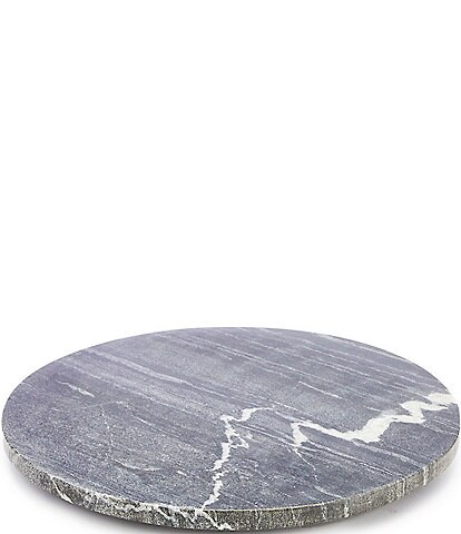 Southern Living Spring Collection Round Marble Cheese Board with Resin Feet
