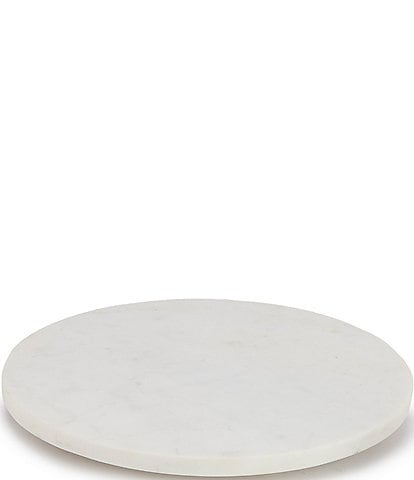 Southern Living Spring Collection Round Marble Cheese Board with Resin Feet