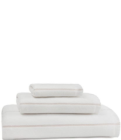 Southern Living Serenity Striped Woven Terry Cotton Bath Towels