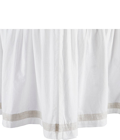 Southern Living Simplicity Collection Addison White Ruffled Bed Skirt