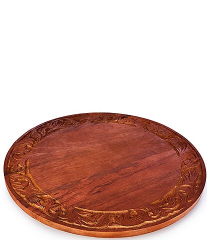 Southern Living Simplicity Collection Carved Lazy Susan