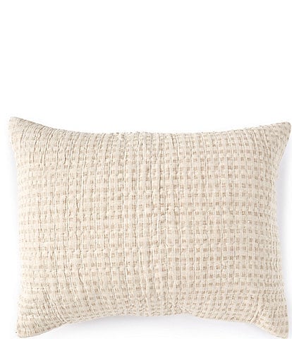 Southern Living Simplicity Collection Frasier Linen & Cotton Woven Check Sham
