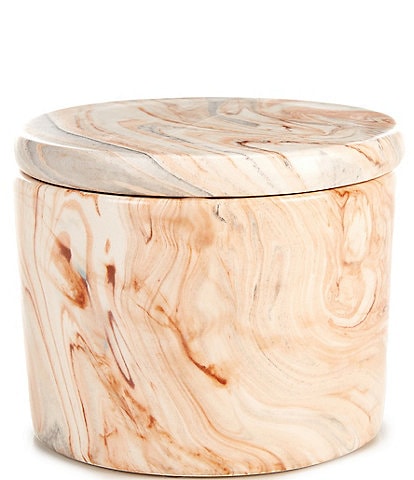 Southern Living Simplicity Collection Oasis Marble Covered Jar