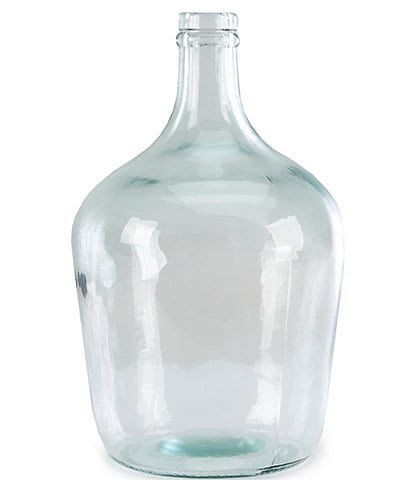 Southern Living Simplicity Collection Recycled Glass Demijohn Vase