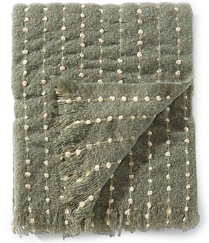 Southern Living Simplicity Collection Roland Brushed Stripe Throw