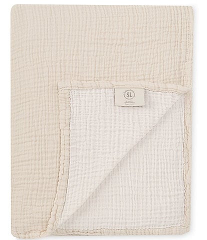 Southern Living Simplicity Collection Waffle Gauze Bed Blanket