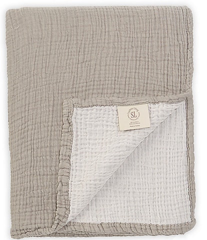 Southern Living Simplicity Collection Waffle Gauze Bed Blanket