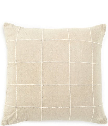 Southern Living Simplicity Collection Window Pane Square Pillow