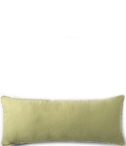 Southern Living Simplicity Duo Cotton & Linen Fringed Reversible Pillow