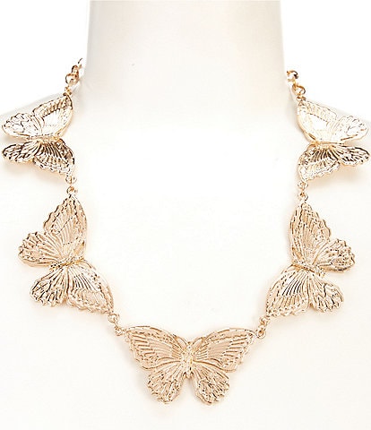 Southern Living Small Butterfly Collar Necklace