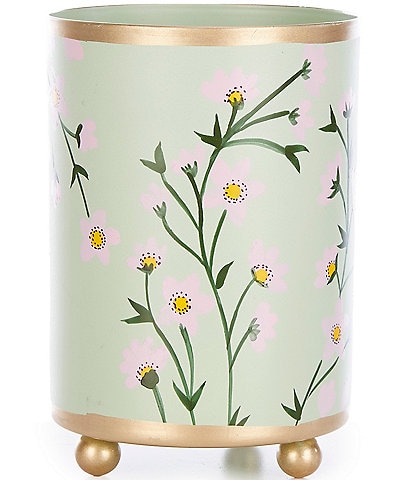Southern Living Spring Collection Dogwood Floral Decorative Candle Pot
