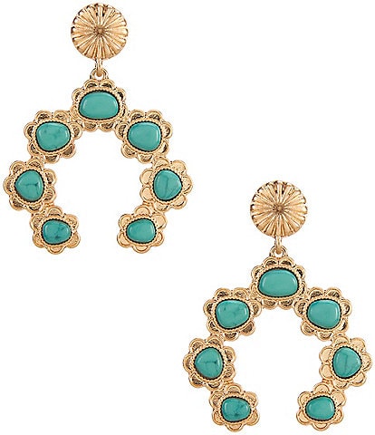 Southern Living Squash Blossom Statement Drop Earrings