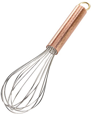 Southern Living Stainless Steel Hammered Copper and Gold Whisk